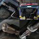 J2 - Cat Back Exhaust System - W/ 3.5 Rolled Muffler Tip - Stainless Steel - 93-97 Toyota Corolla E100 4A / 7A-Fe J2 - 6