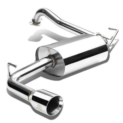 J2 - Cat Back Exhaust System - W/ 3.5 Diagonal Muffler Tip - Stainless Steel - 03-08 Matrix E130 1.8 J2 - 3