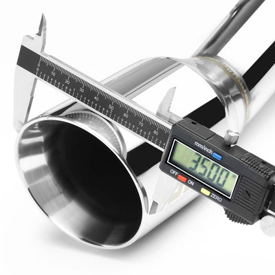 J2 - Cat Back Exhaust System - W/ 3.5 Diagonal Muffler Tip - Stainless Steel - 03-08 Matrix E130 1.8 J2 - 5