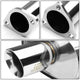 J2 - Cat Back Exhaust System - W/ 3.5 Diagonal Muffler Tip - Stainless Steel - 94-01 GSR / Type-R DB DC J2 - 2