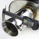 J2 - Cat Back Exhaust System - W/ 3 Diagonal Muffler Tip - Stainless Steel - 08-14 Scion XD XP 110 J2 - 2