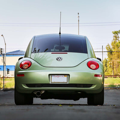 J2 - Cat Back Exhaust System - W/ 3.5 Diagonal Muffler Tip - Stainless Steel - 06-10 VW New Beetle 2.5 L5 J2 - 7