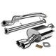 J2 - Cat Back Exhaust System - W/ 2.75 Dual Diagonal Muffler Tips - Stainless Steel - 11-16 Fiesta Mark Vi J2 - 1