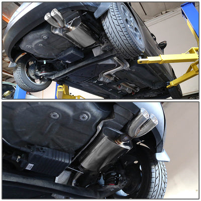 J2 - Cat Back Exhaust System - W/ 2.75 Dual Diagonal Muffler Tips - Stainless Steel - 11-16 Fiesta Mark Vi J2 - 6