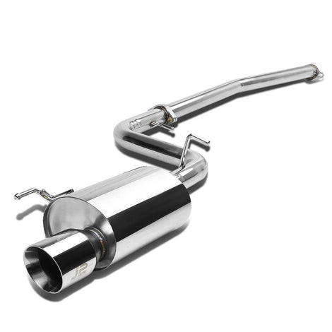 J2 - Cat Back Exhaust System - W/ 4 Rolled Muffler Tip - Stainless Steel - 12-17 Toyota Camry 2.5L - 1