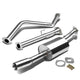 J2 - Cat Back Exhaust System - W/ 3 Diagonal Muffler Tip - Stainless Steel - 12-17 Nissan Versa Sedan - 1