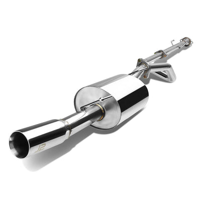 J2 - Cat Back Exhaust System - W/ 3 Diagonal Muffler Tip - Stainless Steel - 12-17 Nissan Versa Sedan - 3