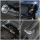 J2 - Cat Back Exhaust System - W/ 3 Diagonal Muffler Tip - Stainless Steel - 12-17 Nissan Versa Sedan - 7