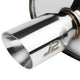 J2 - Cat Back Exhaust System - W/ 3.5 Muffler Tip - Stainless Steel - 88-91 Honda Civic 4-DR Sedan - 2