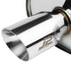 J2 - Cat Back Exhaust System - W/ 3.5 Muffler Tip - Stainless Steel - 88-91 Honda Civic 4-DR Sedan - 2
