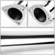 J2 - Cat Back Exhaust System - W/ 3.5 Muffler Tip - Stainless Steel - 88-91 Honda Civic 4-DR Sedan - 3