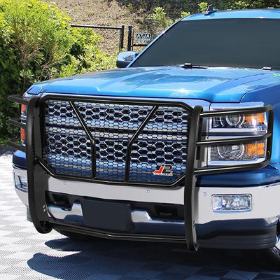 14-15 Chevy Silverado 1500 Front Bumper Grille Brush Guard - Honeycomb Mesh - J2-GG-001 - 7