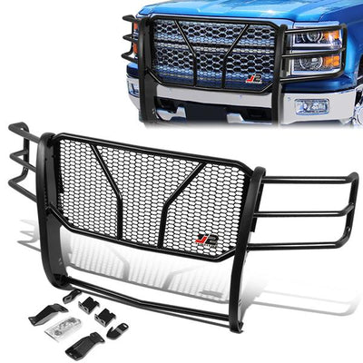 14-15 Chevy Silverado 1500 Front Bumper Grille Brush Guard - Honeycomb Mesh - J2-GG-001 - 1