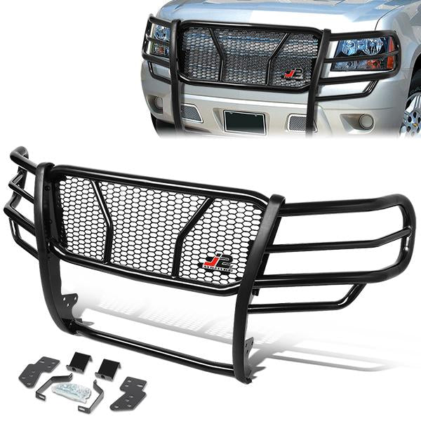 07-14 Tahoe Avalanche 1500 Front Bumper Grille Brush Guard - Moneycomb Mesh - J2-GG-003 - 1