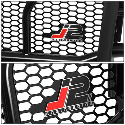 07-13 GMC Sierra 1500 Front Bumper Grille Brush Guard - Moneycomb Mesh - J2-GG-009 - 3