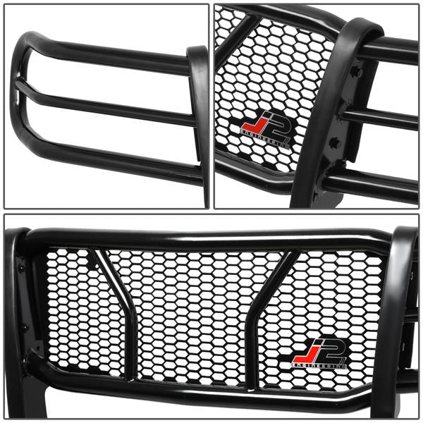 07-13 GMC Sierra 1500 Front Bumper Grille Brush Guard - Moneycomb Mesh - J2-GG-009 - 4