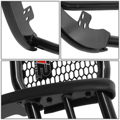 07-13 GMC Sierra 1500 Front Bumper Grille Brush Guard - Moneycomb Mesh - J2-GG-009 - 5