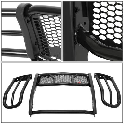 07-13 GMC Sierra 1500 Front Bumper Grille Brush Guard - Moneycomb Mesh - J2-GG-009 - 6