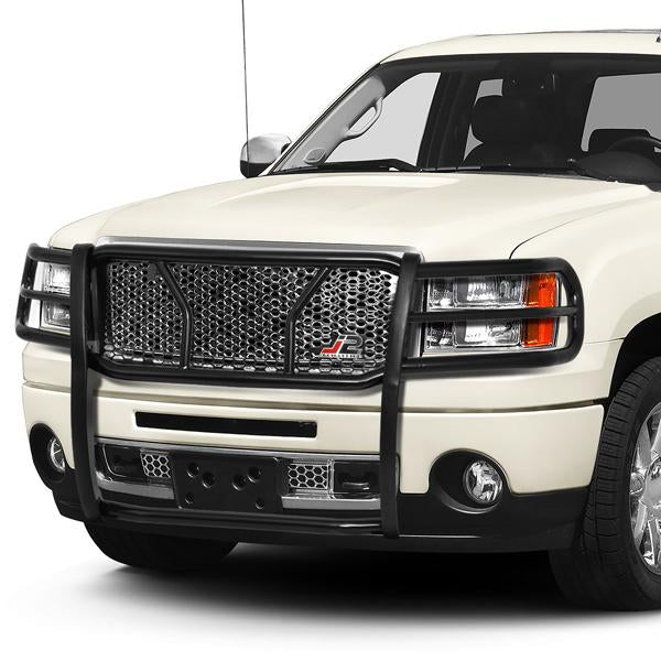 07-13 GMC Sierra 1500 Front Bumper Grille Brush Guard - Moneycomb Mesh - J2-GG-009 - 7