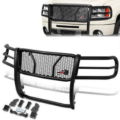 07-13 GMC Sierra 1500 Front Bumper Grille Brush Guard - Moneycomb Mesh - J2-GG-009 - 1