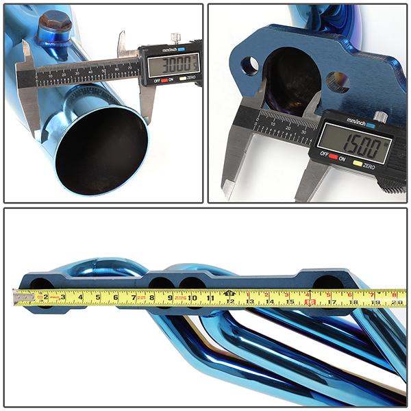 93-97 Camaro Firebird 5.7L V8 Exhaust Headers - Stainless Steel - Pair - J2-HD-BLUE-016 - 7