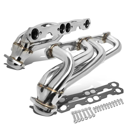 D-Motoring - 88-99 Chevy Gmc C K Exhaust Header - Shorty - Pair - Stainless Steel - 1