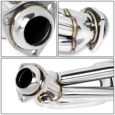 D-Motoring - 88-99 Chevy Gmc C K Exhaust Header - Shorty - Pair - Stainless Steel - 5