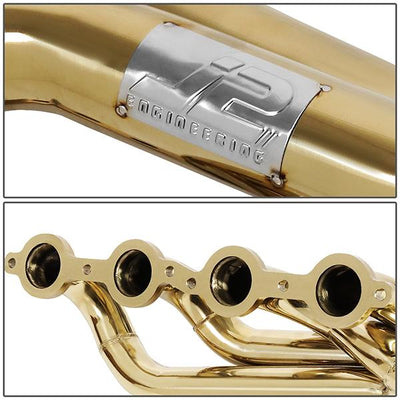D-Motoring - 00-16 Chevy Silverado Tahoe GMC Sierra YukonExhaust Headers - Stainless Steel - Pair - 3