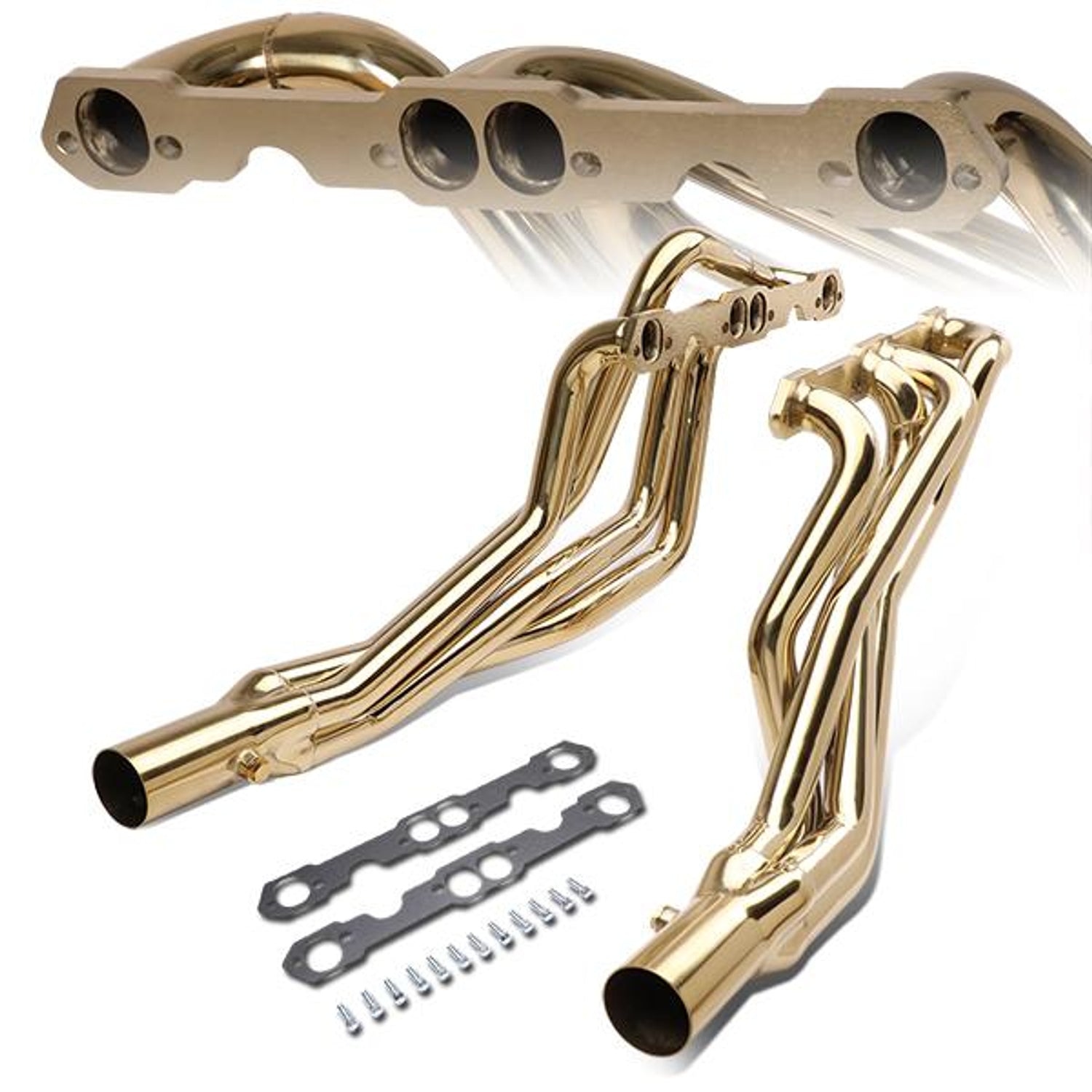 D-Motoring - 93-97 Camaro Firebird LT1 V8Exhaust Headers - Long Tube - Stainless Steel - Pair - 1