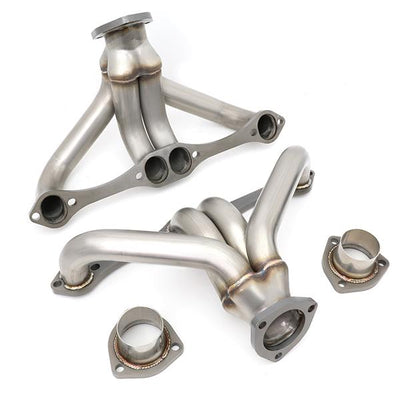 23-49 Street Rod Chevy Sbc Exhaust Header - Stainless Steel - J2-HD-NPO-043 - 5