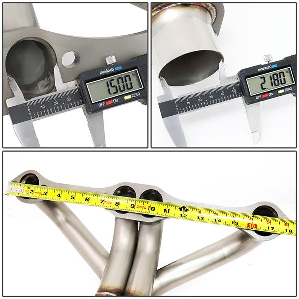 23-49 Street Rod Chevy Sbc Exhaust Header - Stainless Steel - J2-HD-NPO-043 - 6