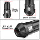 20 Pcs Aluminum Lug Nuts[A Variety of color options]<br>Universal