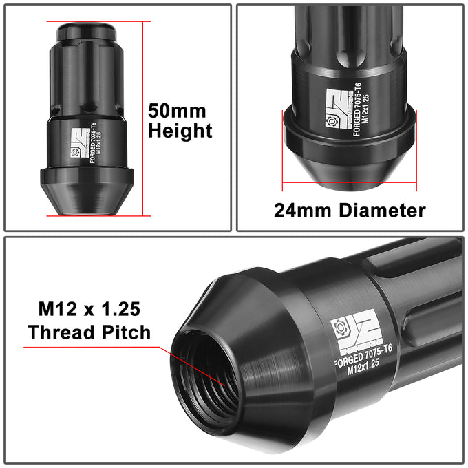 20 Pcs Aluminum Lug Nuts[A Variety of color options]<br>Universal