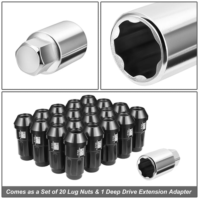 20 Pcs Aluminum Lug Nuts[A Variety of color options]<br>Universal