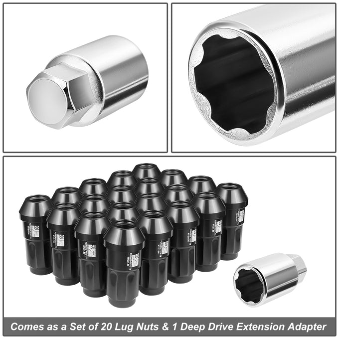 20 Pcs Aluminum Lug Nuts[A Variety of color options]<br>Universal