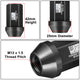 20 Pcs Aluminum Lug Nuts[A Variety of color options]<br>Universal