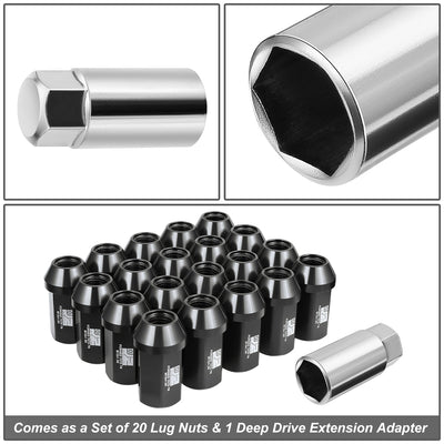 20 Pcs Aluminum Lug Nuts[A Variety of color options]<br>Universal