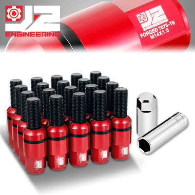 20 Pcs Aluminum M14x1.5 Thread Pitch Lug Nuts<br>Fits Meredes-Benz Models