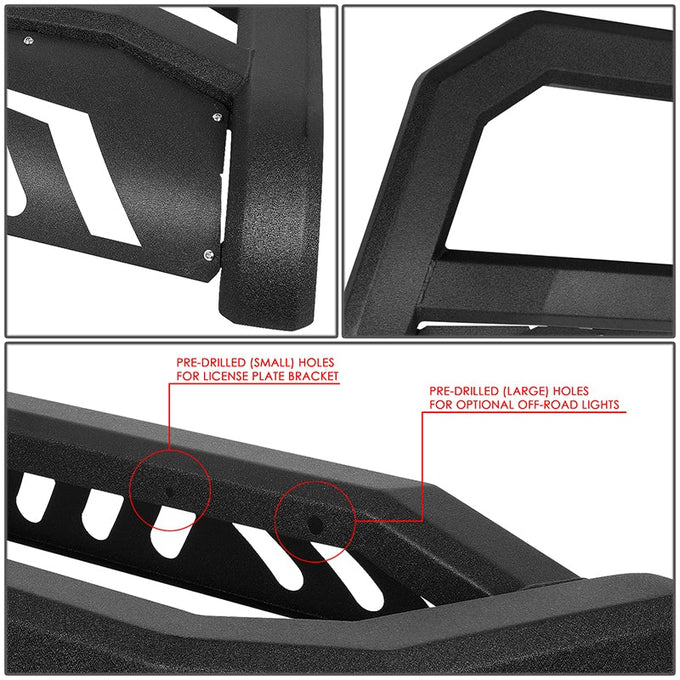 05-22 Toyota Tacoma Box Beam Front Bumper Grille Guard - Carbon Steel