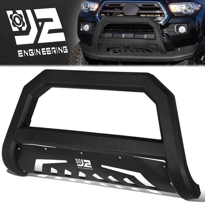 05-22 Toyota Tacoma Box Beam Front Bumper Grille Guard - Carbon Steel