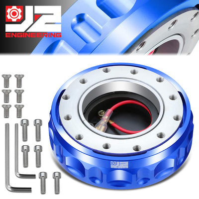 6 Bolt Aluminum Steering Wheel Quick Release<br>6 Bolt 70mm or 74mm Spacing Steering Wheel