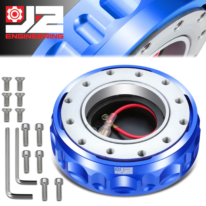 6 Bolt Aluminum Steering Wheel Quick Release<br>6 Bolt 70mm or 74mm Spacing Steering Wheel