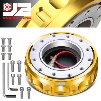 6 Bolt Aluminum Steering Wheel Quick Release<br>6 Bolt 70mm or 74mm Spacing Steering Wheel