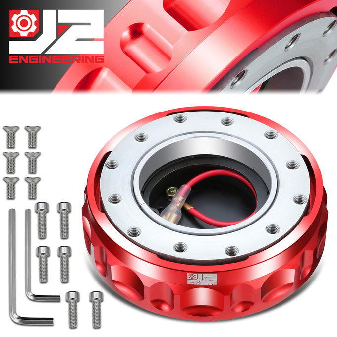 6 Bolt Aluminum Steering Wheel Quick Release<br>6 Bolt 70mm or 74mm Spacing Steering Wheel
