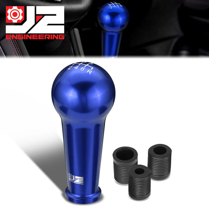 46mm X 105mm 6-Speed Ball Teardrop Style Shift Knob Universal