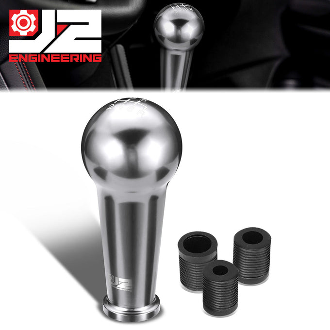 46mm X 105mm 6-Speed Ball Teardrop Style Shift Knob Universal