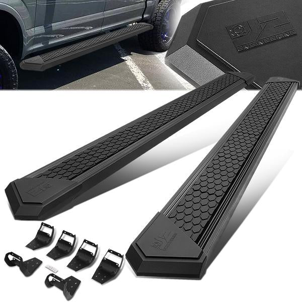 J2 Engineering 8 in. Flat Step Bar Running Boards (Black) 15-20 Ford ...