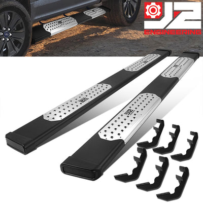 6.5 in. Wide Flat Step Running Boards <br>15-22 F150 F250 F350 Super Duty Crew Cab