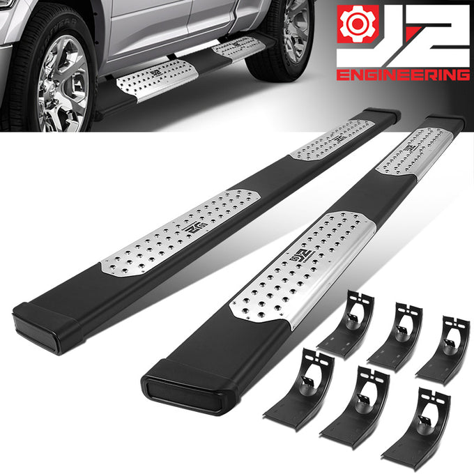 6.5 in. Wide Flat Step Running Boards <br>11-22 Ram 1500 2500 3500 4Dr Crew Cab