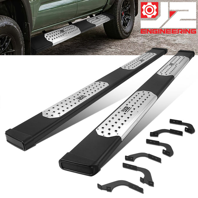 6.5 in. Wide Flat Step Running Boards <br>05-22 Toyota Tacoma Double Cab